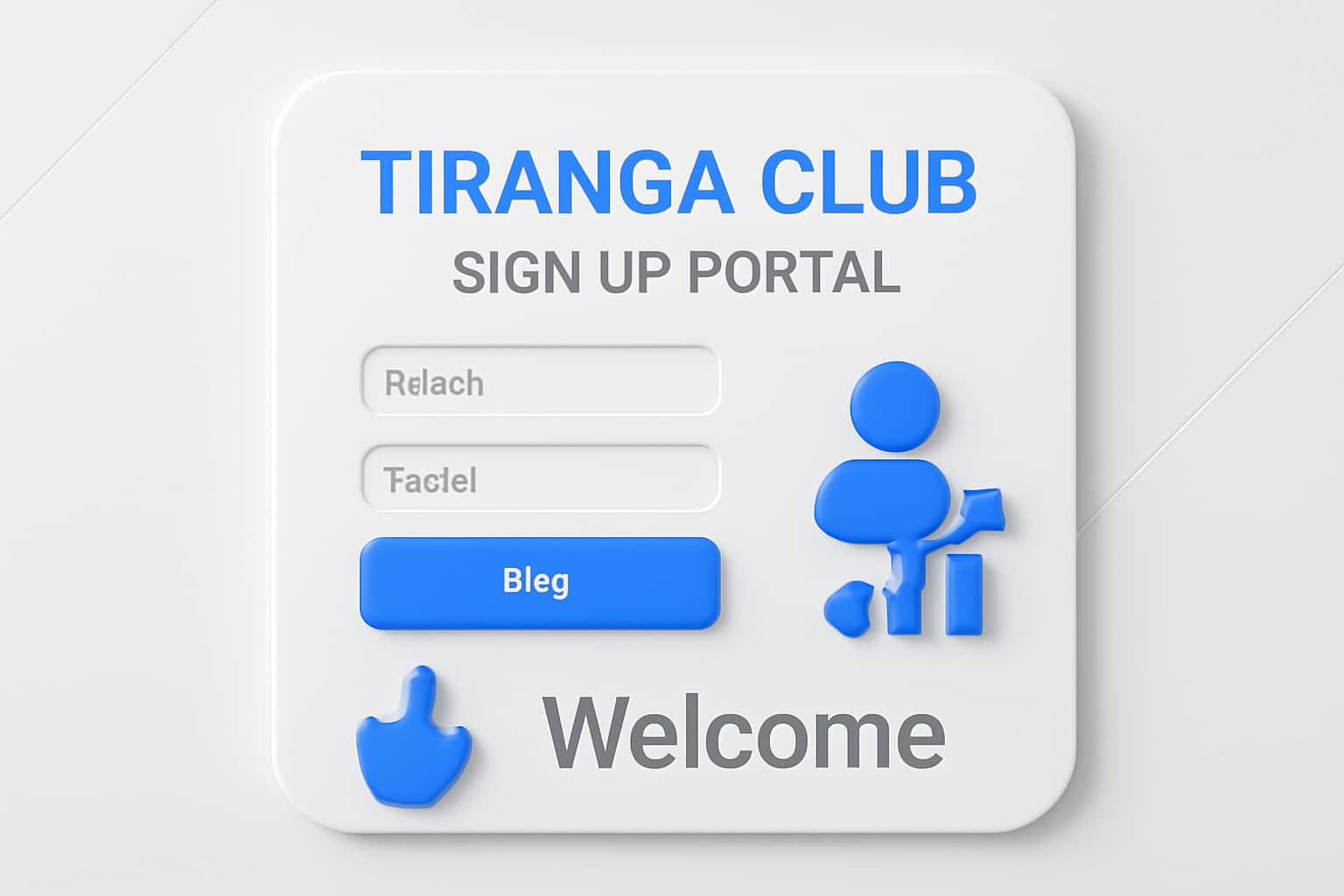 Tiranga Club Sign Up Portal Interface