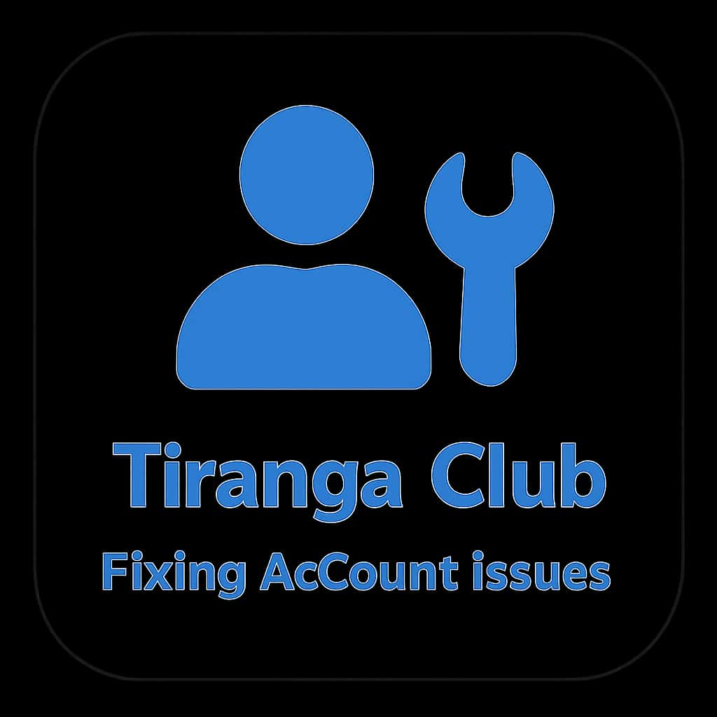 A representative icon for Tiranga Club account troubleshooting.
