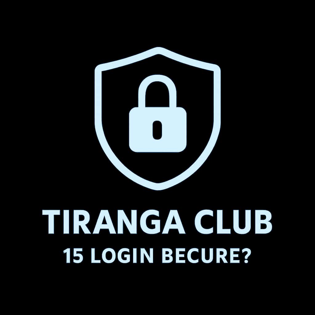 A professional badge representing the security measures of Tiranga Club Login.