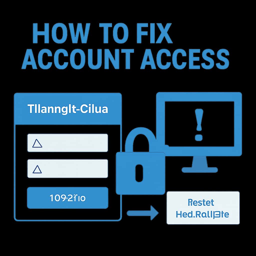 An illustration depicting how to troubleshoot account access issues for Tiranga Club.