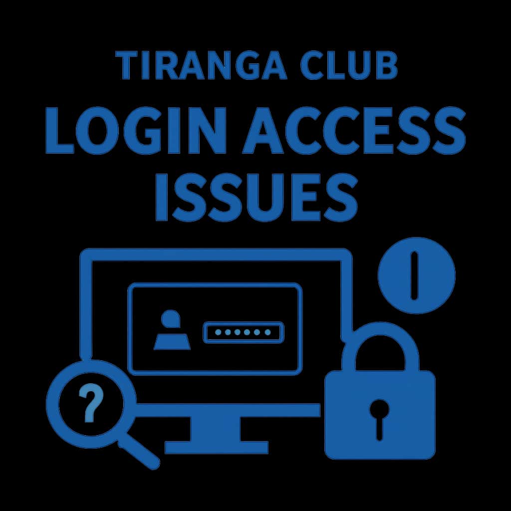 An educational diagram on resolving Tiranga Club login issues.