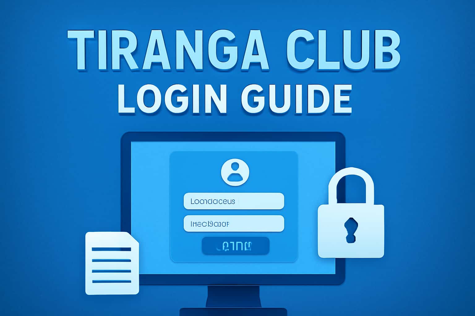 Informative representation of the Tiranga Club login process.