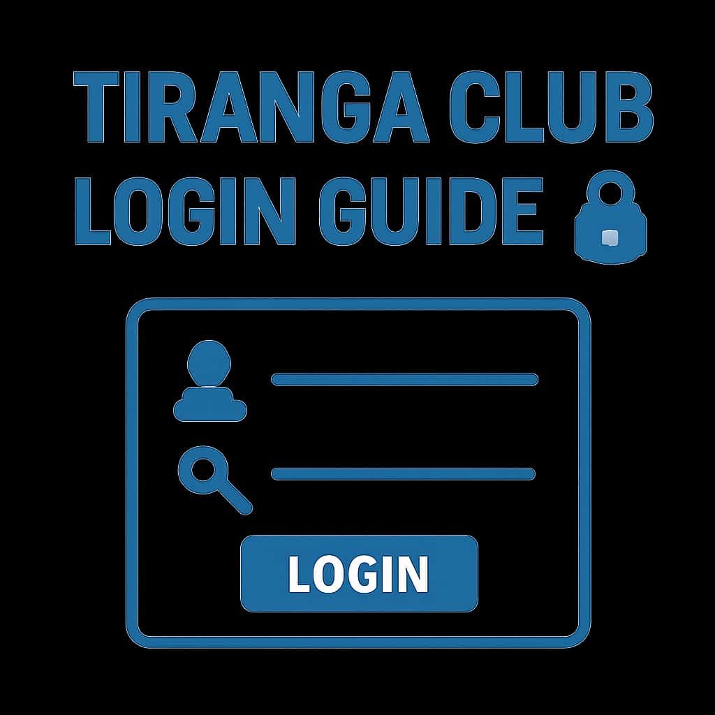 Illustration of the steps involved in the Tiranga Club login process.