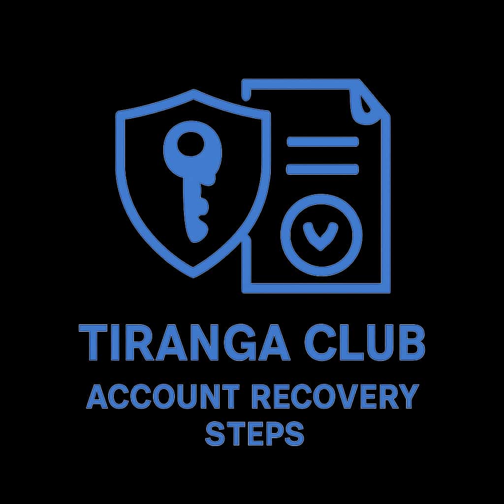 A badge symbolizing Tiranga Club account recovery guidance.