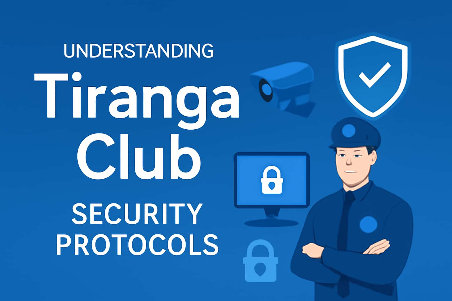 An informative graphic showcasing Tiranga Club security protocols.