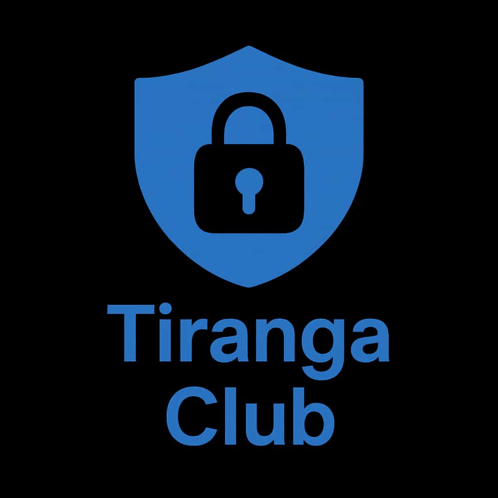 An icon symbolizing security protocols for Tiranga Club.